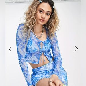 Noisy May Mesh Retro Two Piece Set